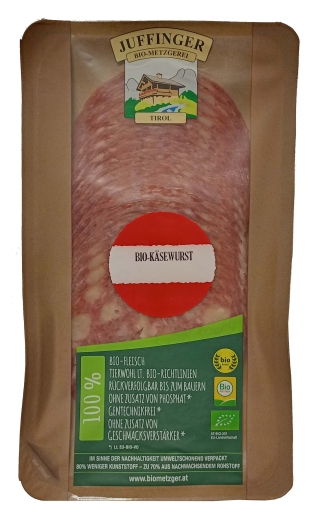 BIO Käswurst geschnitten 5 Pkg. à 80g